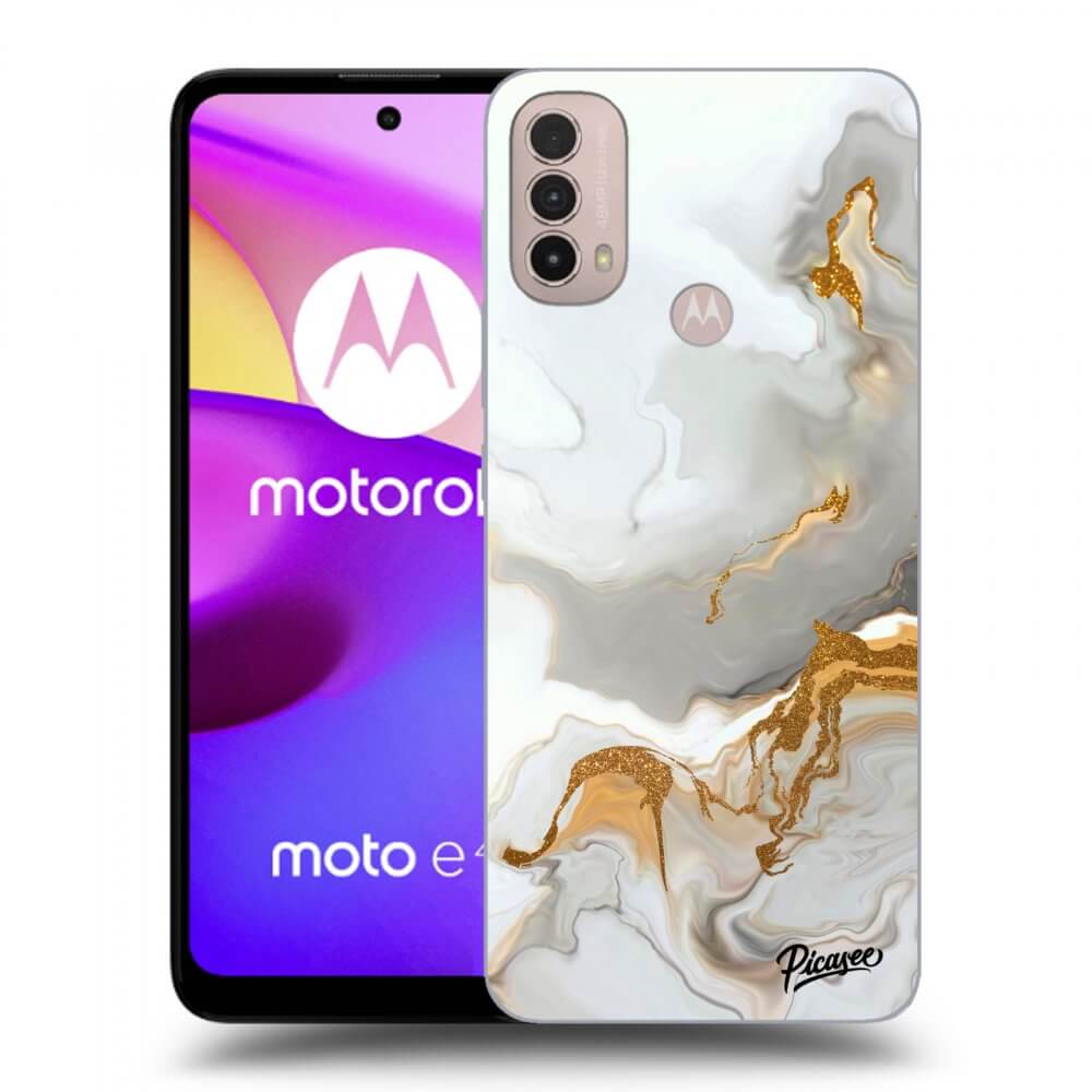 Picasee Motorola Moto E40 Hülle - Schwarzes Silikon - Her