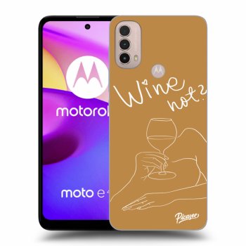 Hülle für Motorola Moto E40 - Wine not