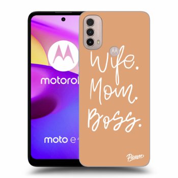 Hülle für Motorola Moto E40 - Boss Mama