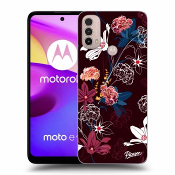 Hülle für Motorola Moto E40 - Dark Meadow