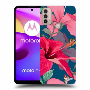 Hülle für Motorola Moto E40 - Hibiscus
