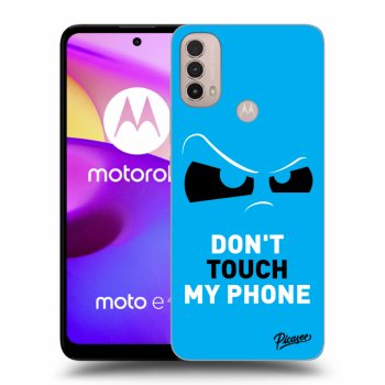 Hülle für Motorola Moto E40 - Cloudy Eye - Blue