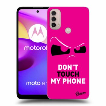 Hülle für Motorola Moto E40 - Cloudy Eye - Pink
