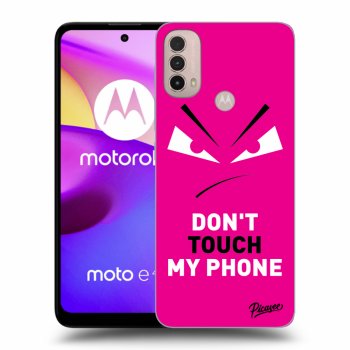 Hülle für Motorola Moto E40 - Evil Eye - Pink