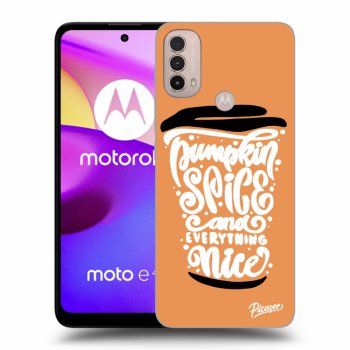 Hülle für Motorola Moto E40 - Pumpkin coffee