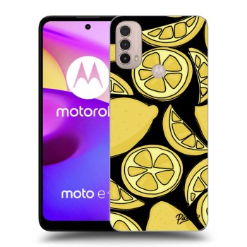 Hülle für Motorola Moto E40 - Lemon