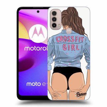 Hülle für Motorola Moto E40 - Crossfit girl - nickynellow