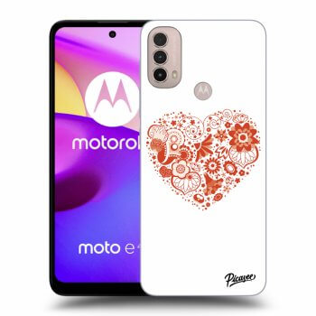 Hülle für Motorola Moto E40 - Big heart