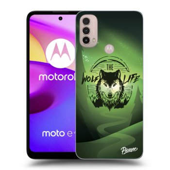 Hülle für Motorola Moto E40 - Wolf life