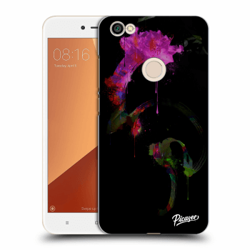 Picasee Xiaomi Redmi Note 5A Global Hülle - Schwarzer Kunststoff - Peony black