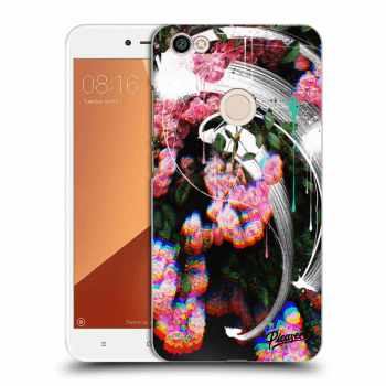Picasee Xiaomi Redmi Note 5A Global Hülle - Schwarzer Kunststoff - Rosebush white