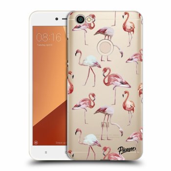 Picasee Xiaomi Redmi Note 5A Global Hülle - Transparentes Silikon - Flamingos