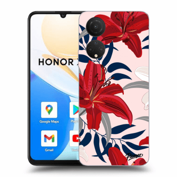 Hülle für Honor X7 - Red Lily