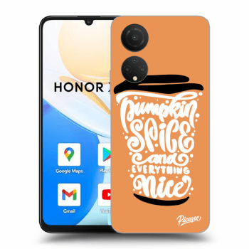 Hülle für Honor X7 - Pumpkin coffee