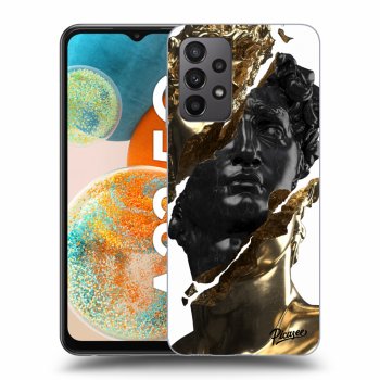 Hülle für Samsung Galaxy A23 - Gold - Black