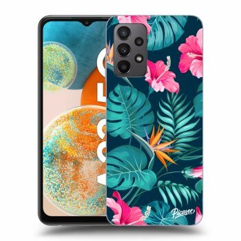 Hülle für Samsung Galaxy A23 A236B 5G - Pink Monstera