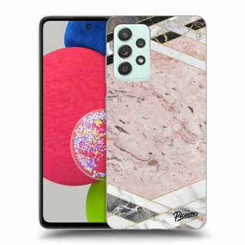 Hülle für Samsung Galaxy A73 5G - Pink geometry