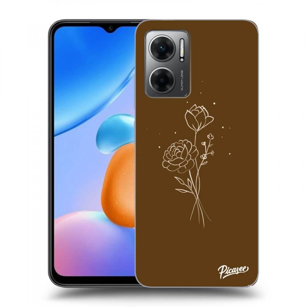 Picasee ULTIMATE CASE für Xiaomi Redmi 10 5G - Brown flowers
