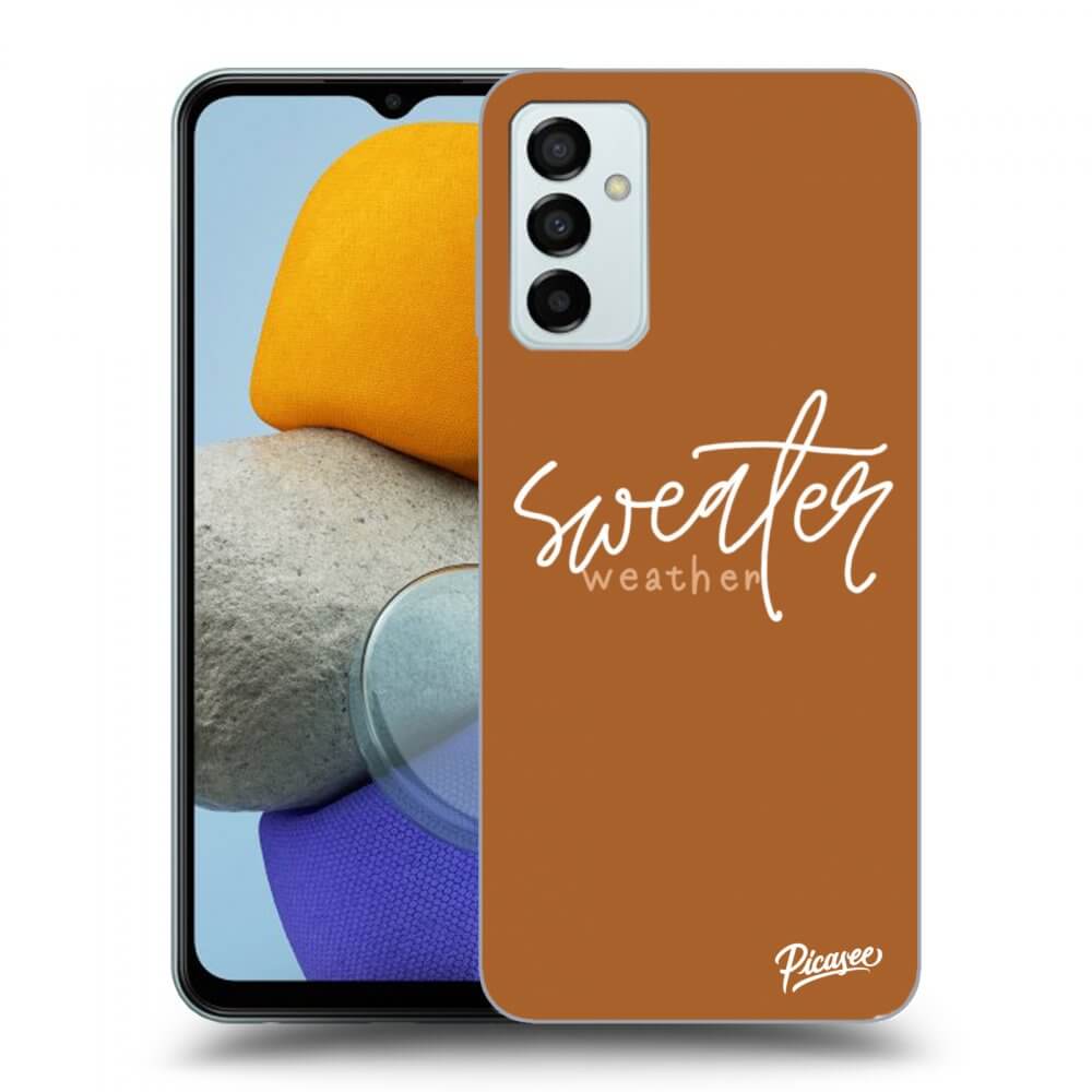 Picasee Samsung Galaxy M23 5G Hülle - Transparentes Silikon - Sweater weather