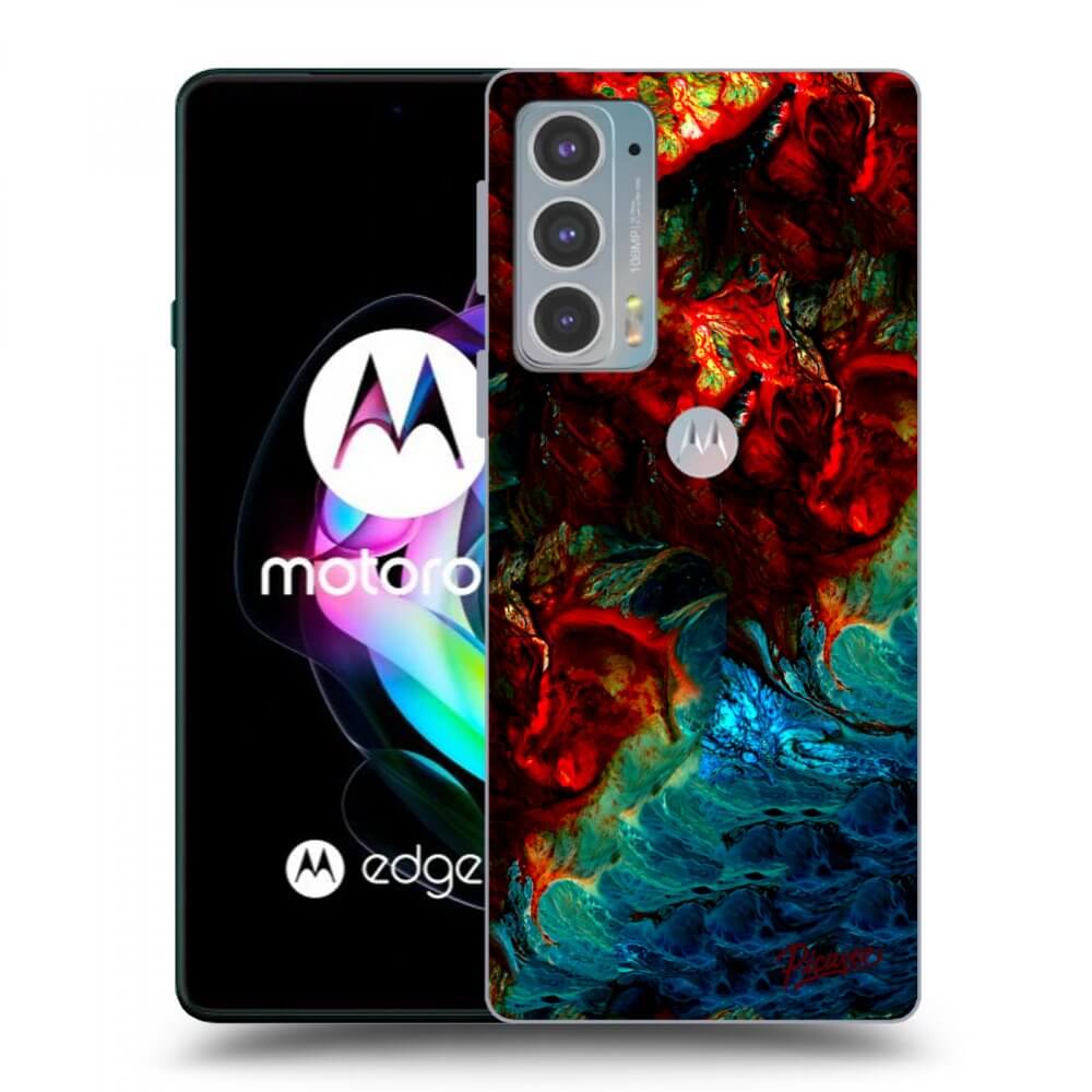 Picasee Motorola Edge 20 Hülle - Schwarzes Silikon - Universe