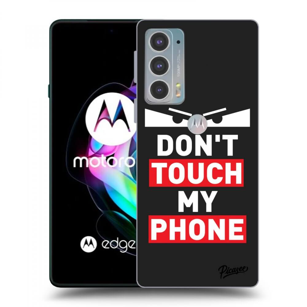 Picasee Motorola Edge 20 Hülle - Schwarzes Silikon - Shadow Eye - Transparent