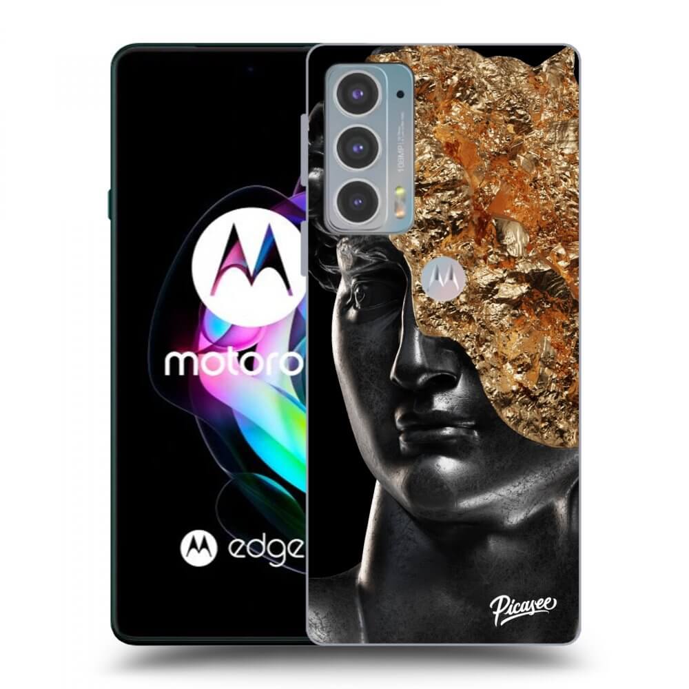 Picasee Motorola Edge 20 Hülle - Schwarzes Silikon - Holigger