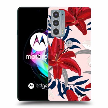 Hülle für Motorola Edge 20 - Red Lily