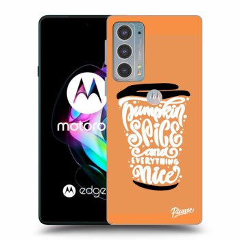 Hülle für Motorola Edge 20 - Pumpkin coffee