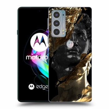 Hülle für Motorola Edge 20 - Gold - Black