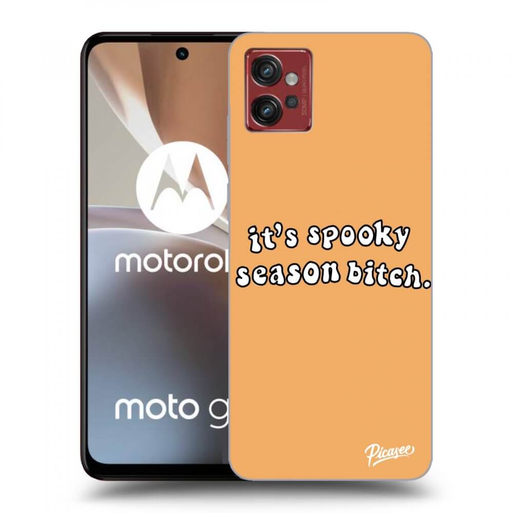 Picasee Motorola Moto G32 Hülle - Schwarzes Silikon - Spooky season