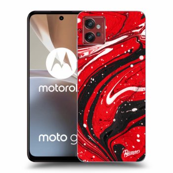 Hülle für Motorola Moto G32 - Red black