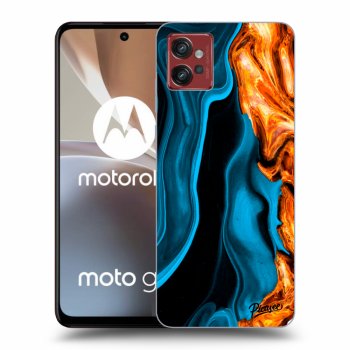 Hülle für Motorola Moto G32 - Gold blue