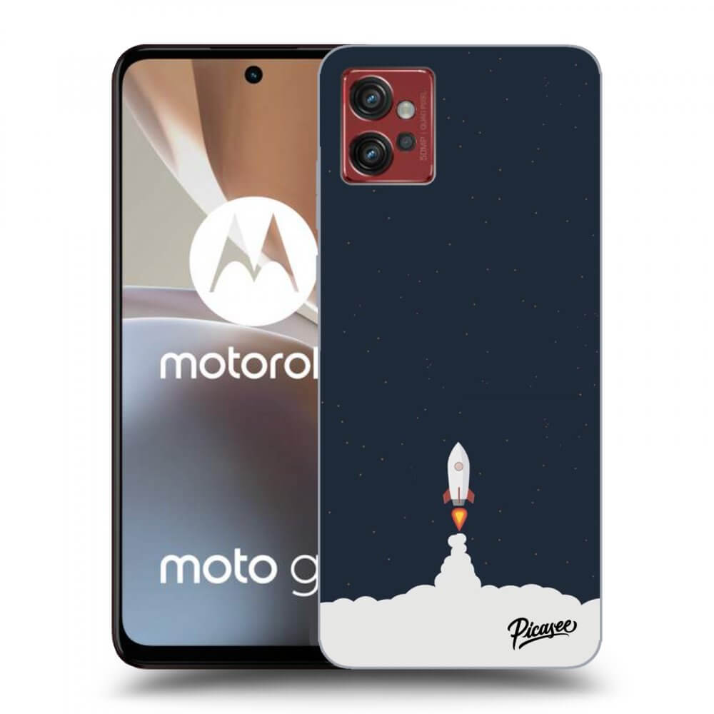 Picasee Motorola Moto G32 Hülle - Schwarzes Silikon - Astronaut 2