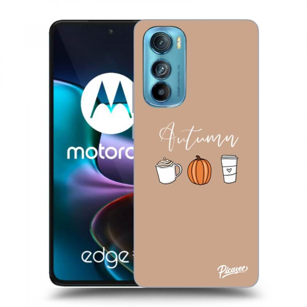 Picasee Motorola Edge 30 Hülle - Schwarzes Silikon - Autumn