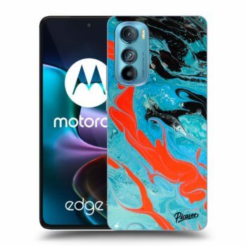 Hülle für Motorola Edge 30 - Blue Magma