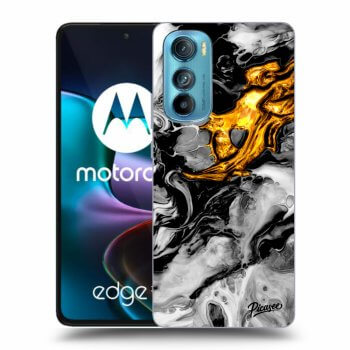 Hülle für Motorola Edge 30 - Black Gold 2