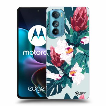 Hülle für Motorola Edge 30 - Rhododendron