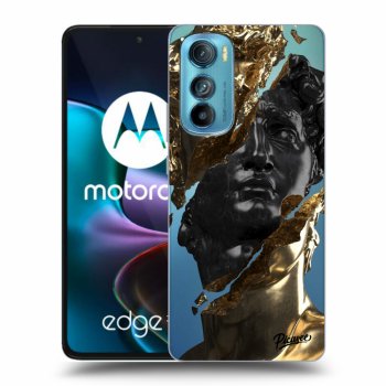 Hülle für Motorola Edge 30 - Gold - Black