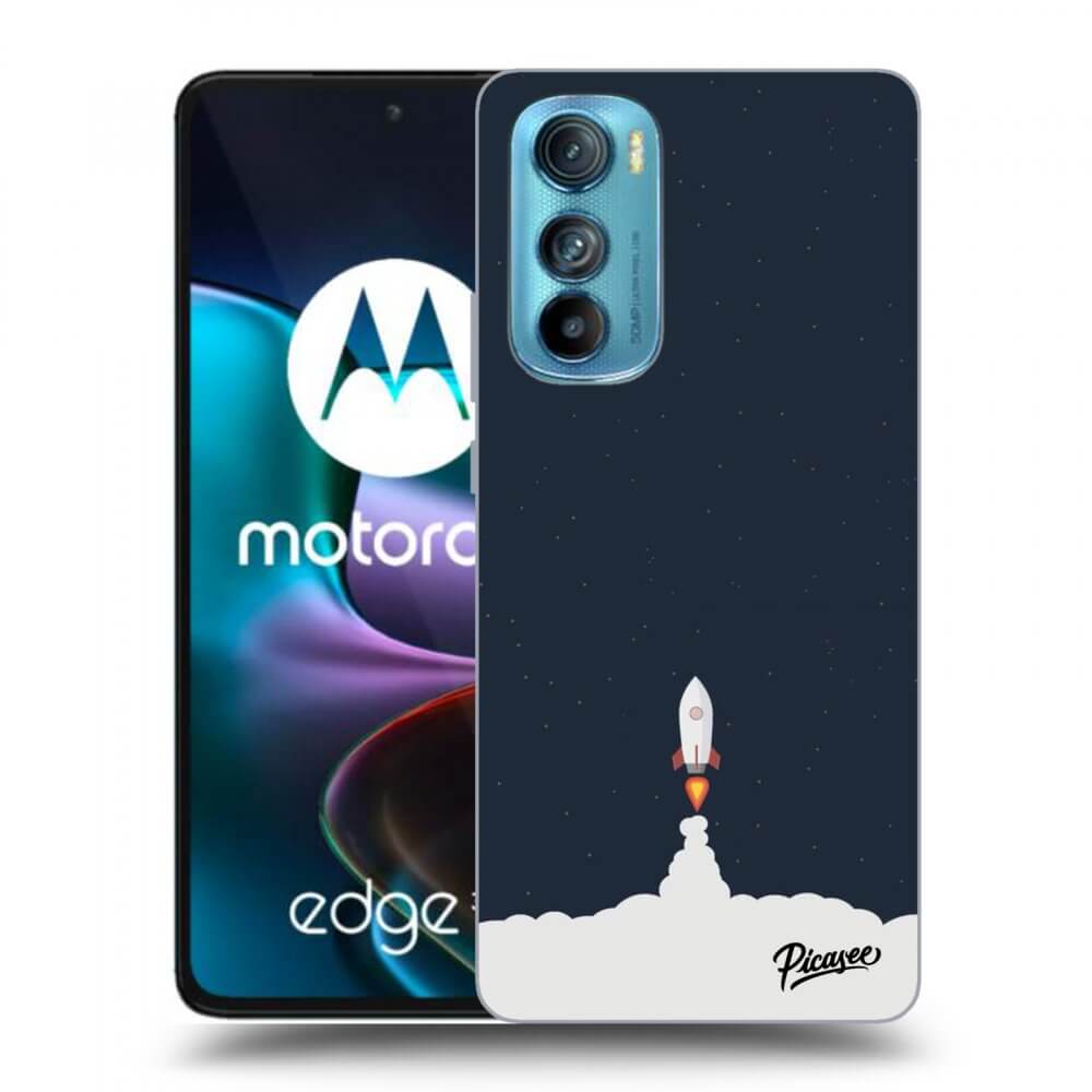 Picasee Motorola Edge 30 Hülle - Schwarzes Silikon - Astronaut 2