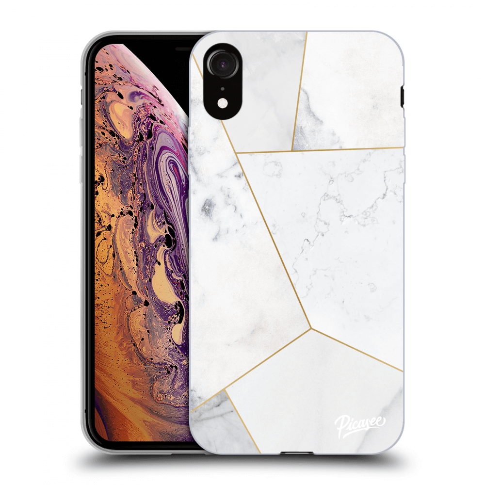 Picasee ULTIMATE CASE für Apple iPhone XR - White tile