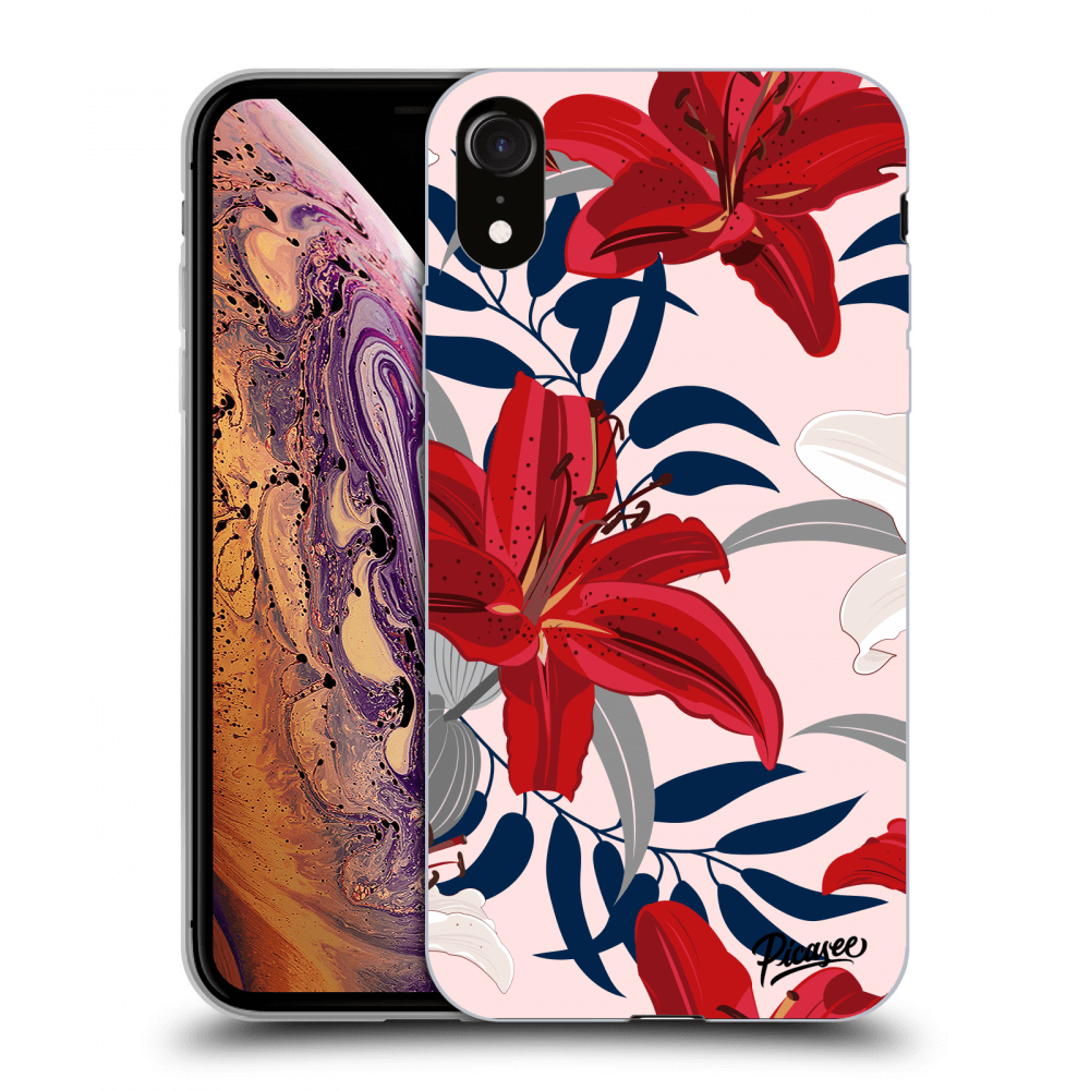 Picasee ULTIMATE CASE für Apple iPhone XR - Red Lily