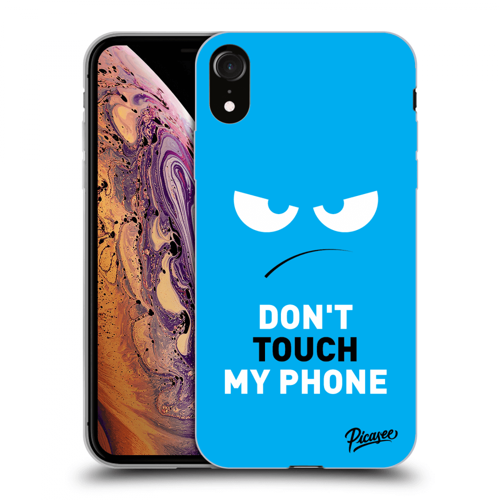 Picasee ULTIMATE CASE für Apple iPhone XR - Angry Eyes - Blue