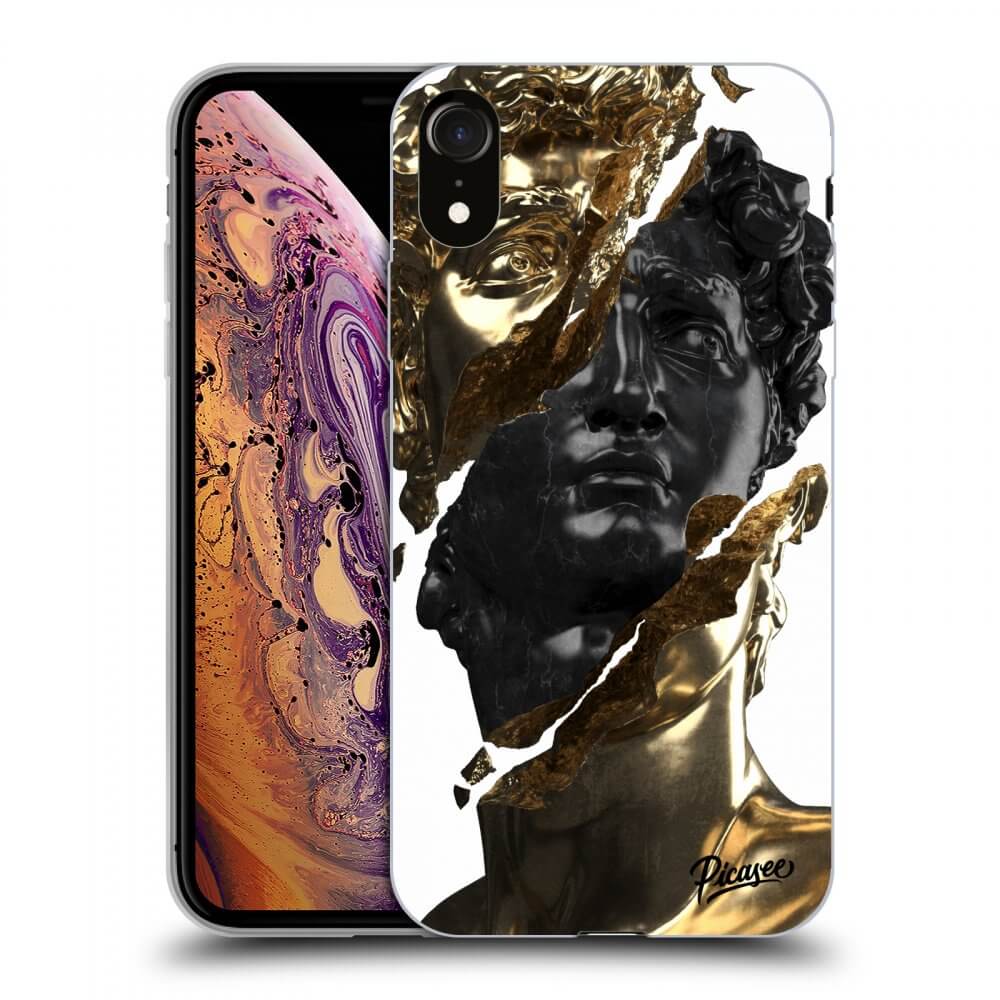 Picasee ULTIMATE CASE für Apple iPhone XR - Gold - Black