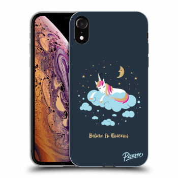 Picasee Apple iPhone XR Hülle - Transparentes Silikon - Believe In Unicorns