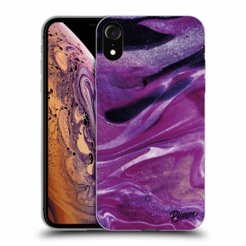 Hülle für Apple iPhone XR - Purple glitter