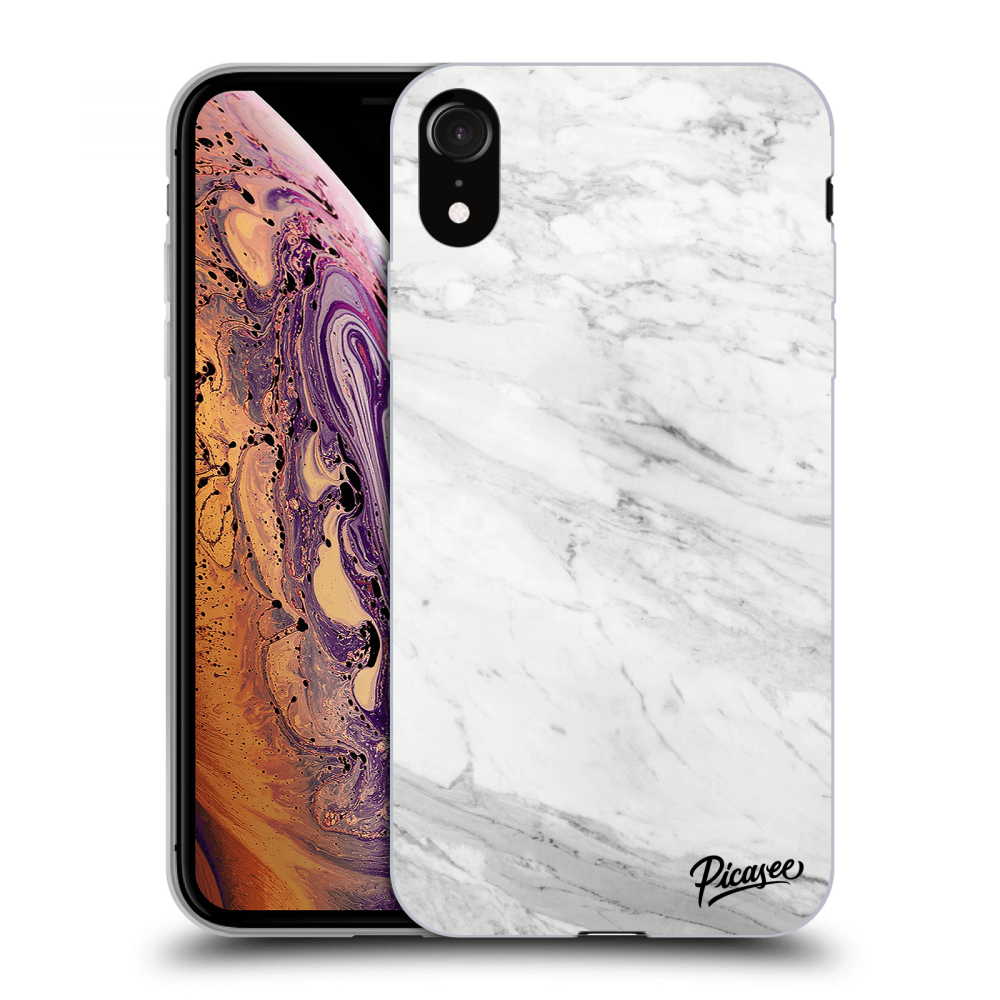 Picasee ULTIMATE CASE für Apple iPhone XR - White marble