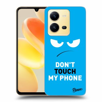 Hülle für Vivo X80 Lite - Angry Eyes - Blue