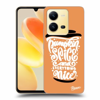 Hülle für Vivo X80 Lite - Pumpkin coffee