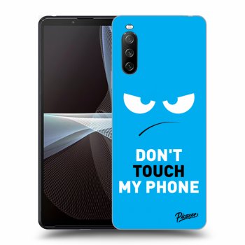 Hülle für Sony Xperia 10 III - Angry Eyes - Blue