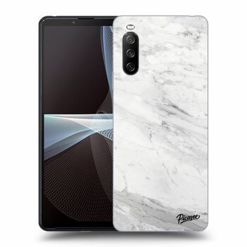 Hülle für Sony Xperia 10 III - White marble